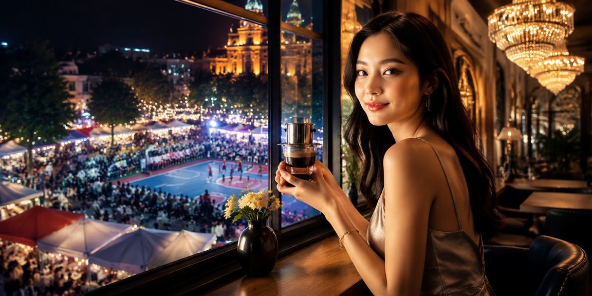 Người dùng Hà Nội đặt kèo bóng rổ bên tách cà phê trên điện thoại